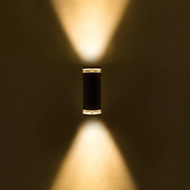 KS Verlichting Ambient Up en Down Muurlamp Zilver Gegalvaniseerd