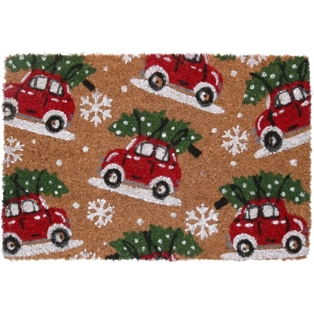 MamboCat Deurmat ENTRA Auto (LxB) 59x39 cm van kokos met vinyl onderkant – A45800000 veelkleurig