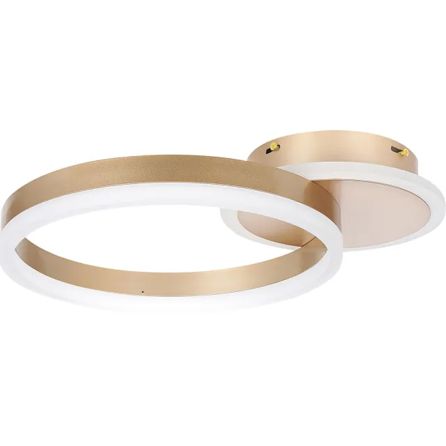 Beliani GLYDE - Plafondlamp - Goud - Aluminium