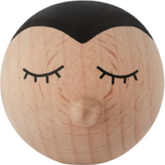 OYOY Mini Hook Wandhaak - Pinguin Beige