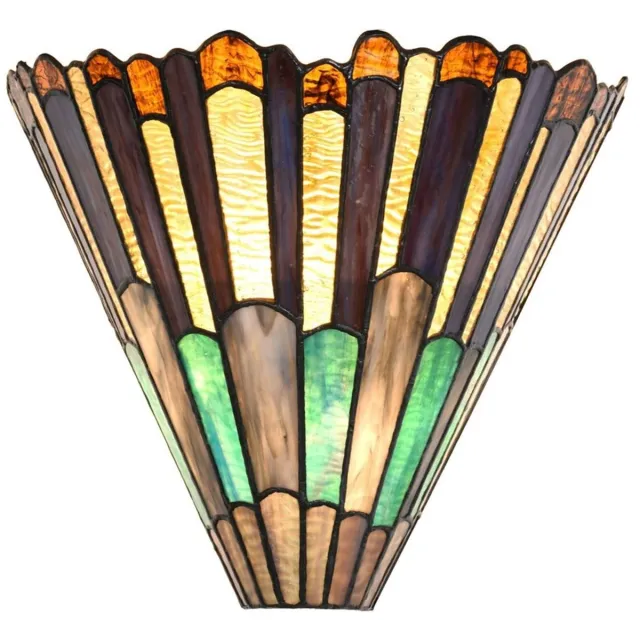 Coloured by Art Tiffany Wandlamp Styled flower - Art Deco Trade Multicolour