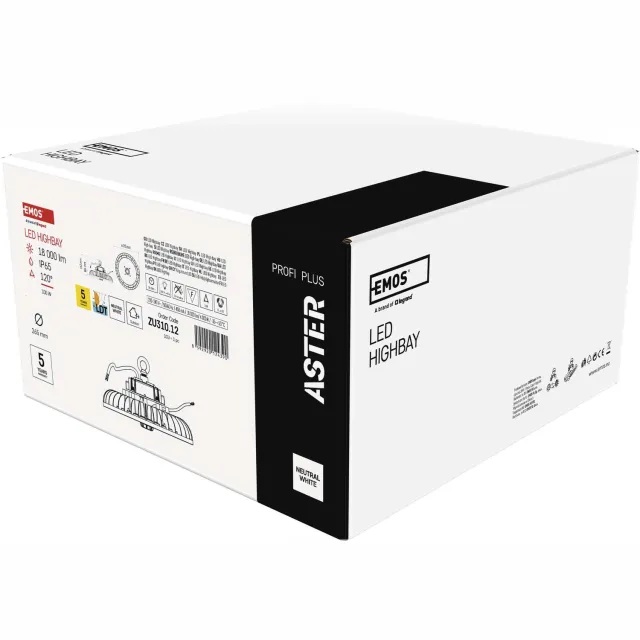 Emos LED-hanglamp voor industrieel gebruik HIGHBAY ASTER 120° 100W, ZU310.12