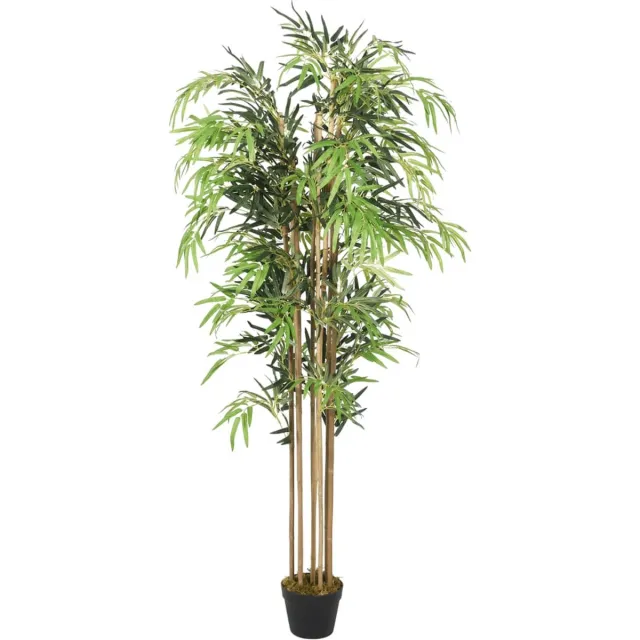 vidaXL Kunstplant - bamboe - 1605 - bladeren - 180 - cm - groen