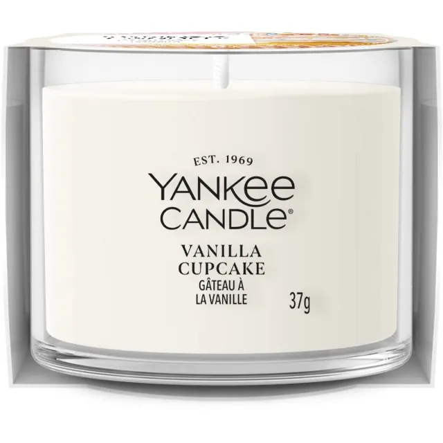 Yankee Candle Filled Votive - Vanilla Cupcake - 10 branduren - 1 stuk Wit