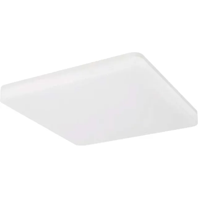 Horoz Electric LED Plafondlamp - Plafondverlichting - Badkamerlamp - Opbouw Vierkant 15W - Waterdicht IP54 - Helder/Koud Wit 6400K - Mat Wit - Kunststof