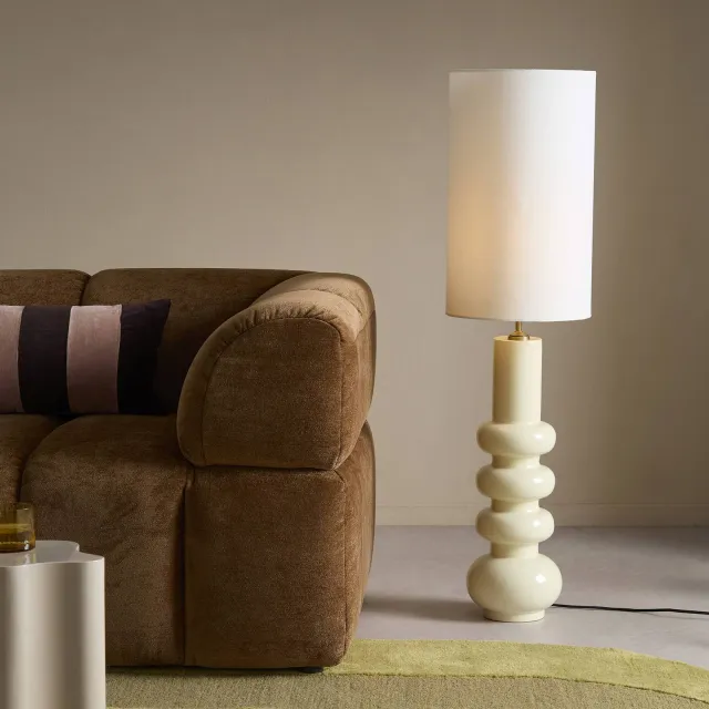 NOUS Living vloerlamp Lily (Ø30x111 cm) Crème