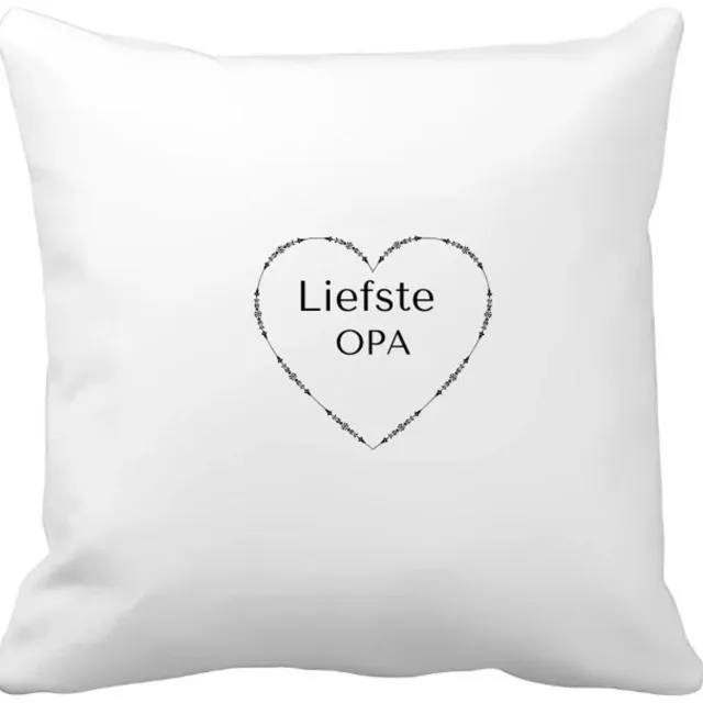Akyol liefste opa Kussen hoes - Opa - de liefste opa - verjaardag - cadeautje voor opa - opa artikelen - kado - geschenk - 40 bij 40 cm Multicolor