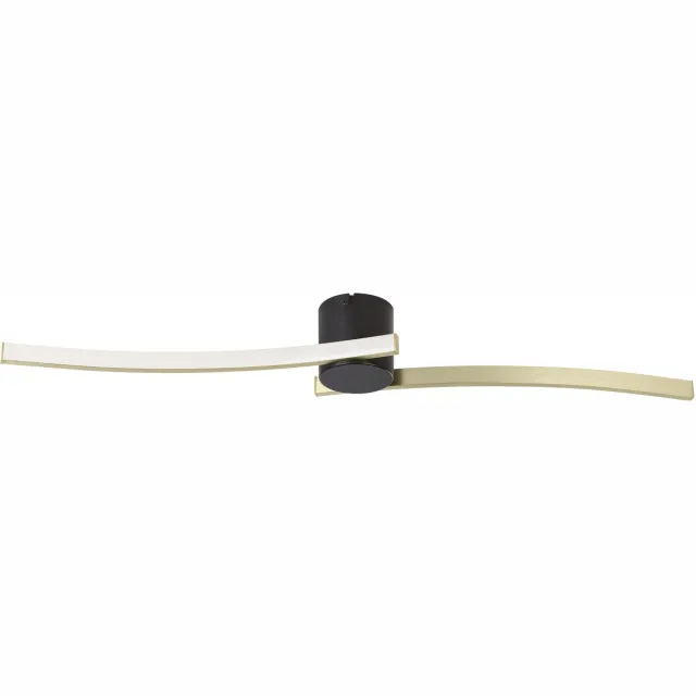 Eglo Aieta Plafondlamp - LED - 72 cm - Zwart/Goud/Wit
