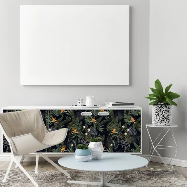 Ambiance Sticker Tropische meubelsticker Wichai 40 x 60 cm Multi color