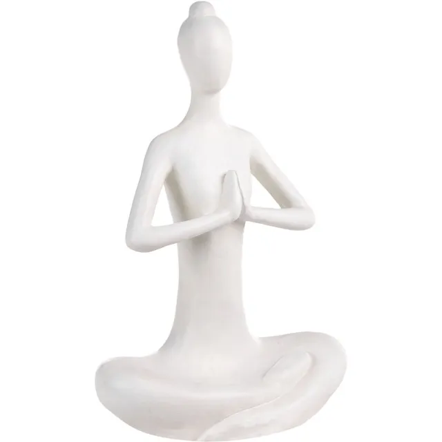 Beliani YOGHINA - Tuinbeeld - Wit - 38 x 21 x 60 cm - Magnesiumoxide