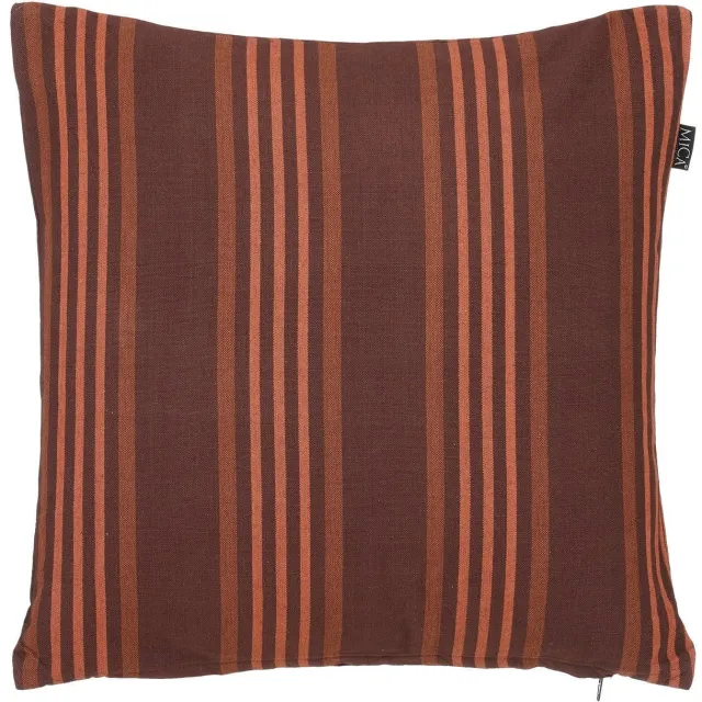 Mica Decorations sierkussen (45x45x10 cm) Donkerbruin