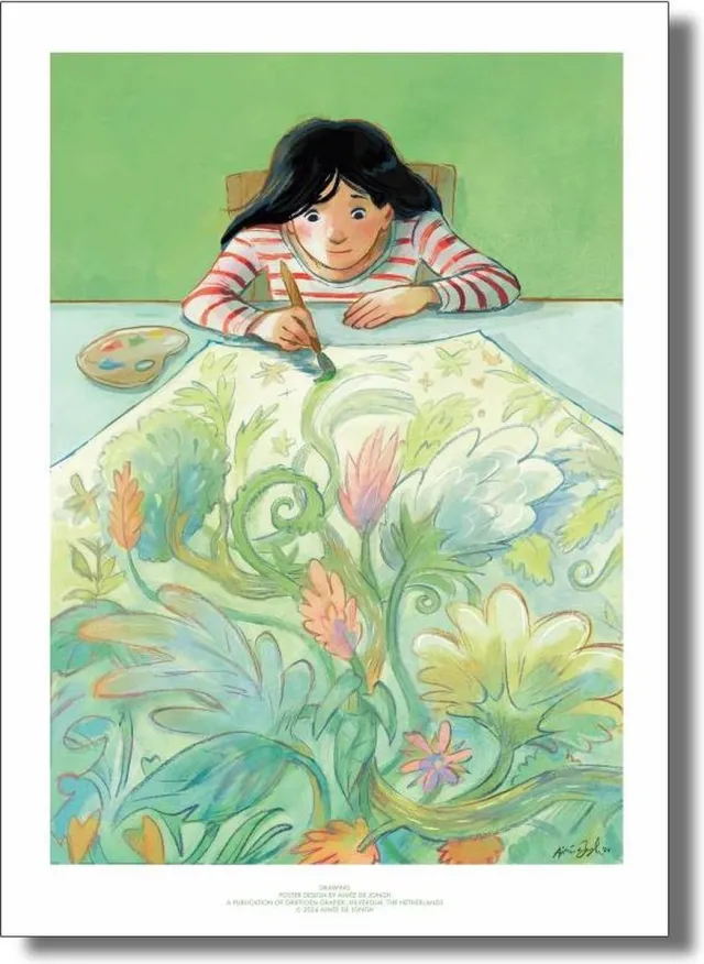 Aimée de Jongh Kunstposter Drawing - 2024 Fullcolour