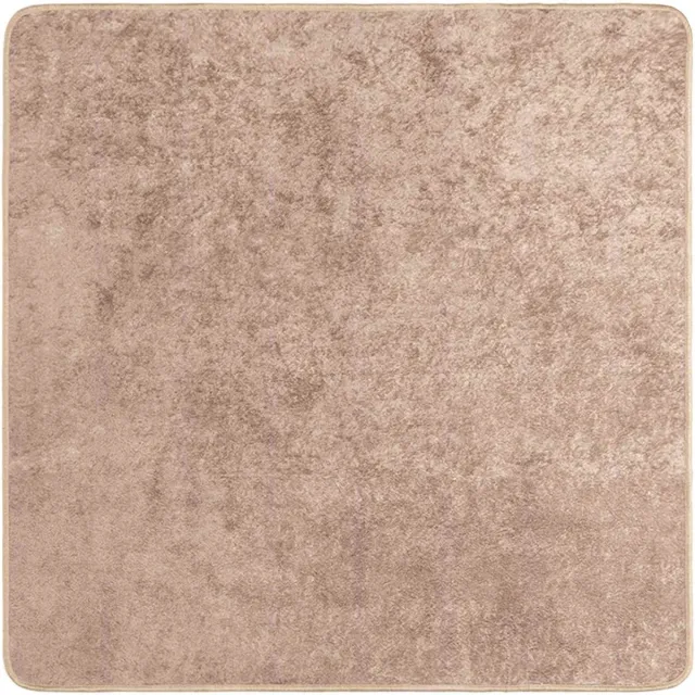 vidaXL Tapijt - Runner - MARSA - Zand - 100 - x - 100 - cm - Polyester - en - PVC