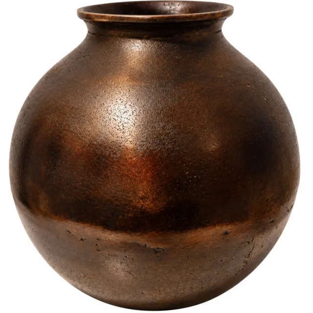 Colmore by Diga vaas-Aluminium Raw Antique-Koper brons-34x34x36cm