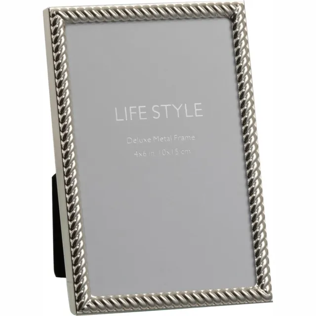 J-Line fotolijst - metaal - zilver - small - 2 stuks