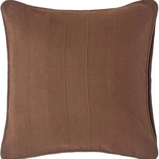 Homescapes Rajput katoenen kussenhoes, bruin, 60 x 60 cm