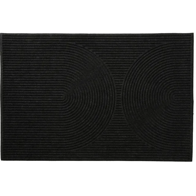 MD-Entree Curves Archy deurmat antraciet, 120x80 cm