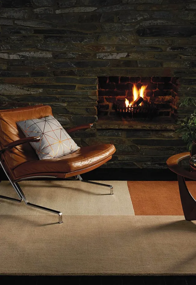 Eazy Living Easy Living - Blox-Rug-Copper Vloerkleed - 160x230 - Rechthoek - Laagpolig Tapijt - Modern - Beige, Bruin