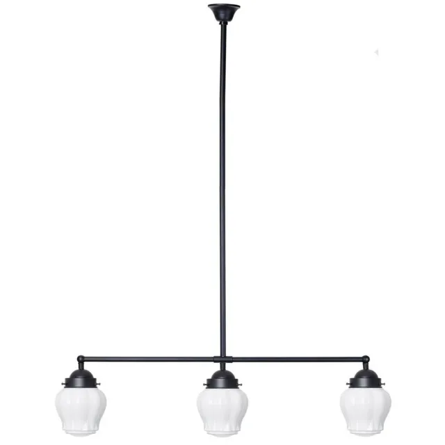 Coloured by Art Moonlight T-lamp 3 lichts Eden - Art Deco Trade Zwart
