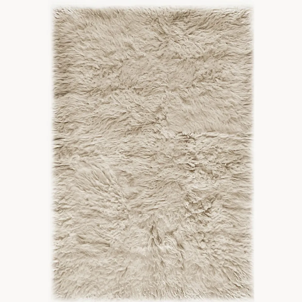 Layered Shaggy Oatmeal - 200 X 300 cm Beige
