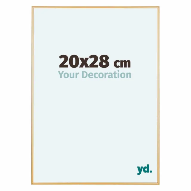 yd. Your Decoration - Fotolijst 20x28 cm - Aluminium - Goud Vintage - Kent
