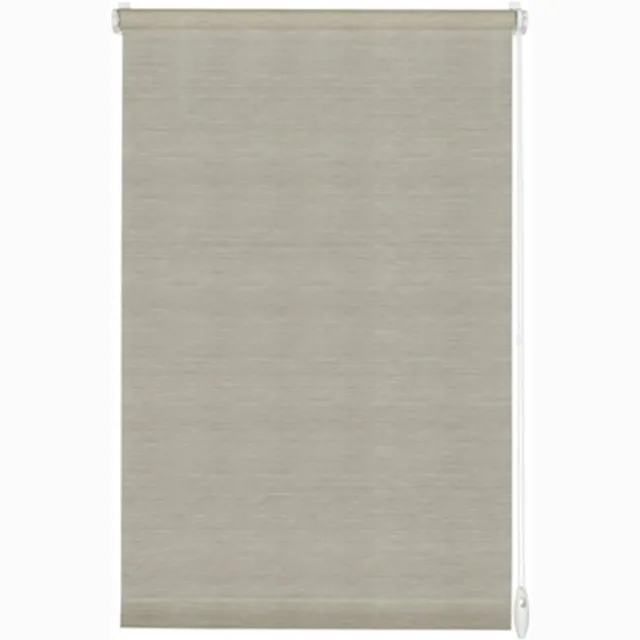 Yoursol EasyFix rolgordijn naturel in grijs, 45 x 150 cm, rolgordijn zonder boren, Klemmfix rolgordijn semi-transparant en lichtdoorlatend