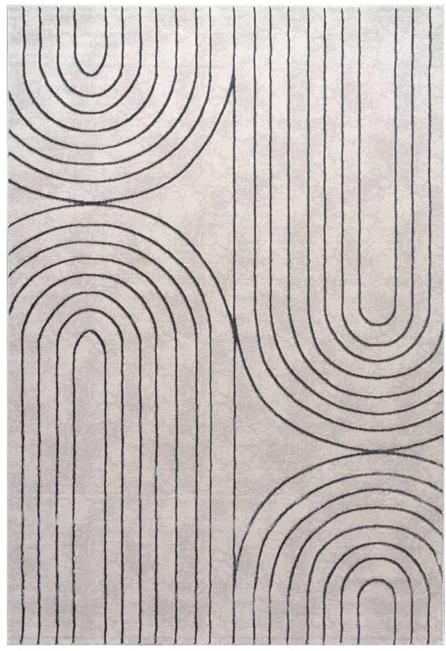 TT Home Laagpolig vloerkleed - Wasbaar - Grijs - 80 x 300 cm grau