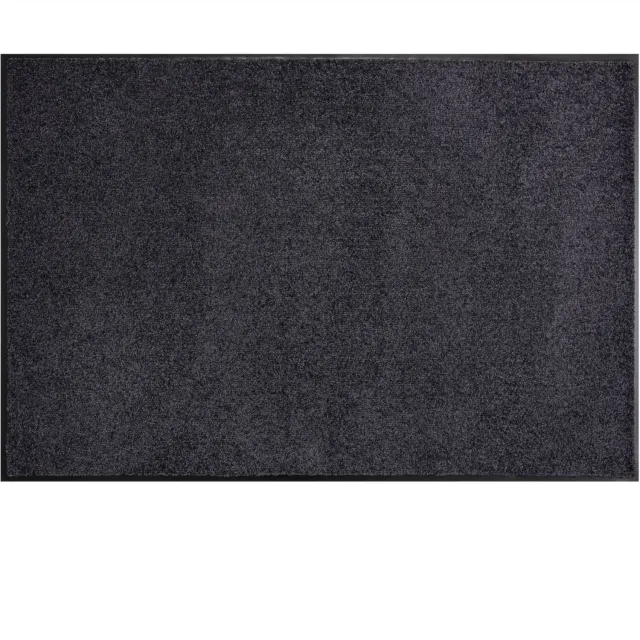 ANRO Deurmat Amigo Blauw 250x90cm – Schoonloopmat Antislip Wasbaar Voordeur Hal Binnen