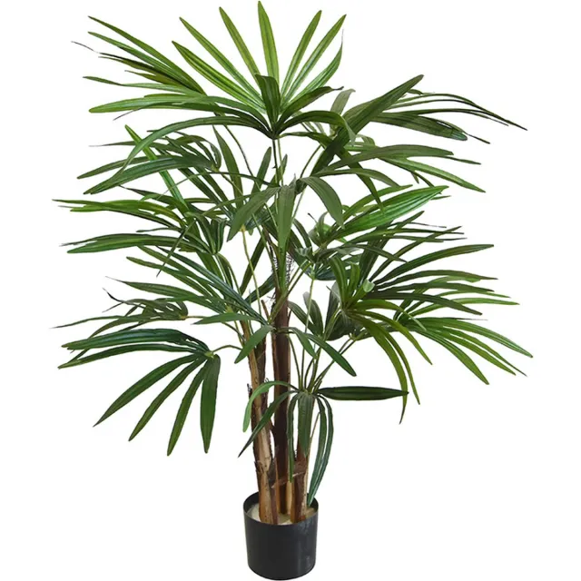 maxifleur Kunstplanten Raphis kunstpalm 75cm Groen