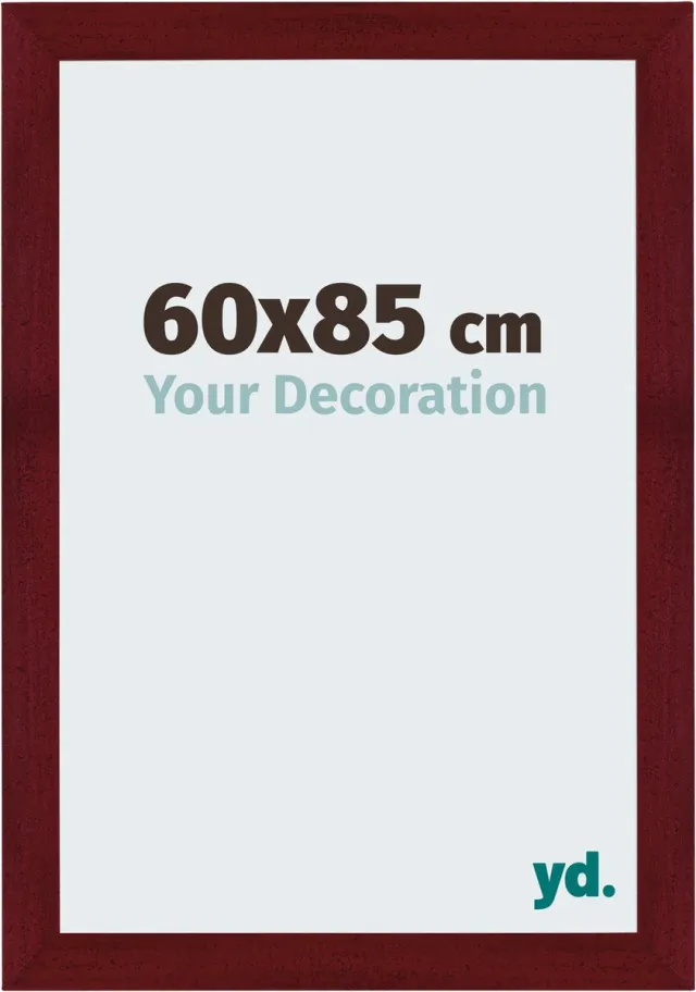 yd. Your Decoration - Fotolijst 60x85 cm - MDF - Wijnrood Geveegd - Mura