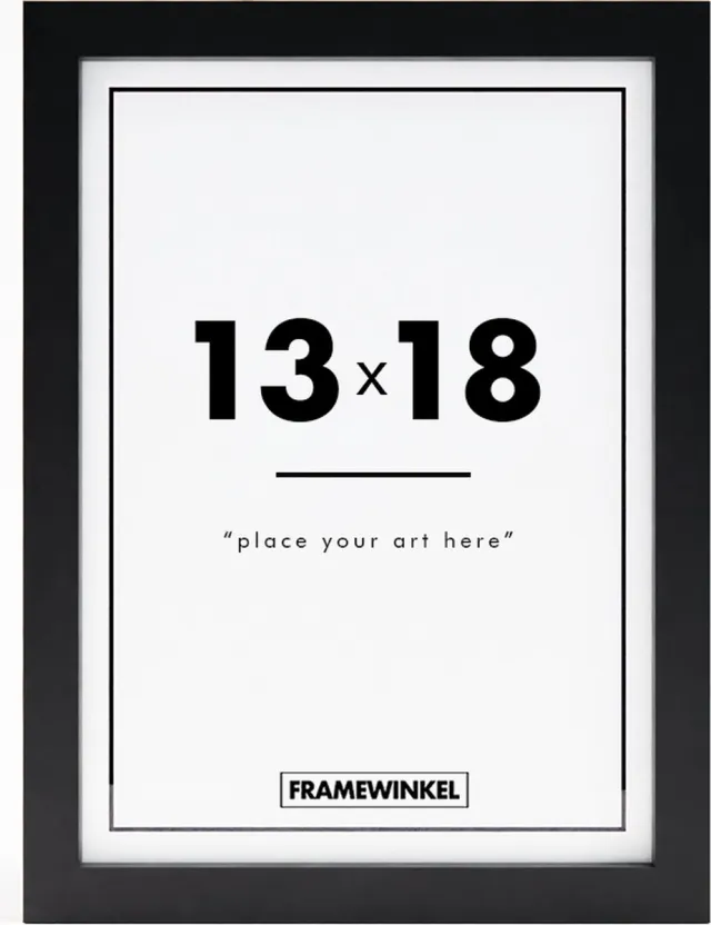 Framewinkel Fotolijst - Framewinkel - Premium Hout - Fotomaat 13x18 cm - Posterlijst - Fotolijstje - Zwart
