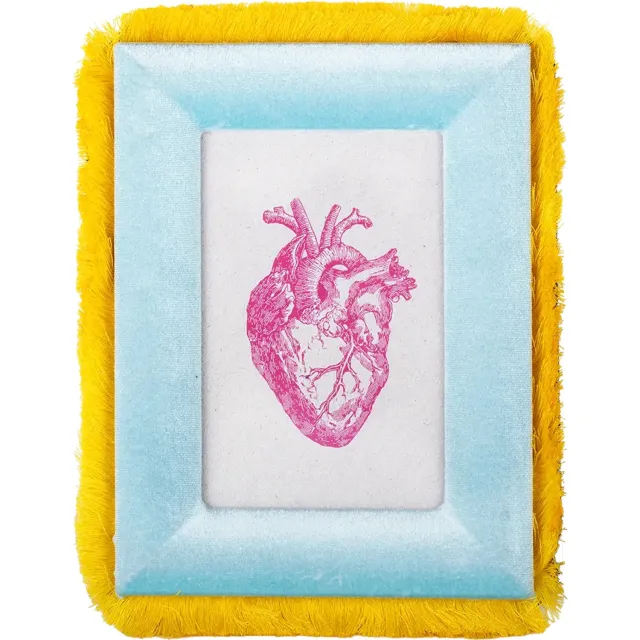 Kitsch Kitchen fotolijst 10x15cm Kitsch Royale hart Lichtblauw