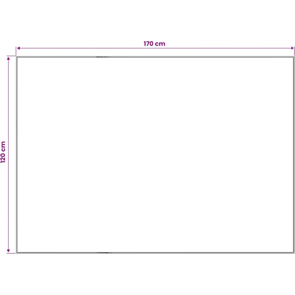 vidaXL Vloerkleed ORIZ Crèmekleurig 120 x 170 cm 100% polyester, foto 3