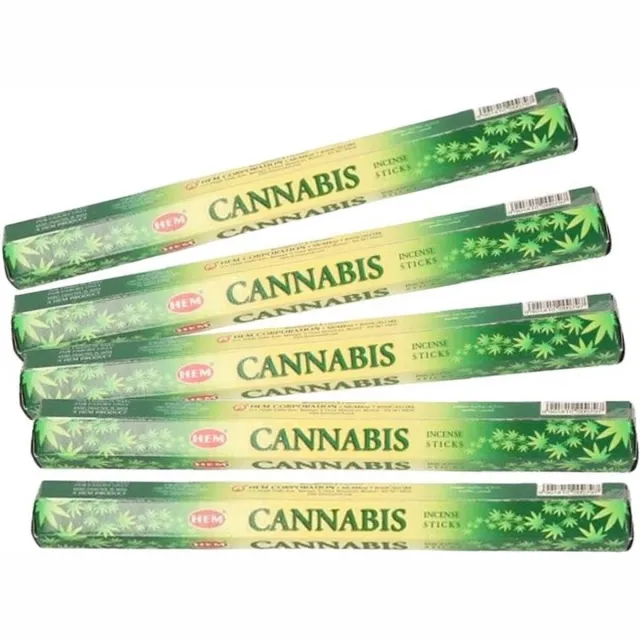 HEM 5x pakje wierook stokjes Cannabis Multi