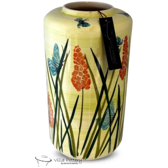 Villa Pottery Vaas - Villa Pottery - Decoratie - Woondecoratie - Keramiek - Quinn 6 Vaas Geel