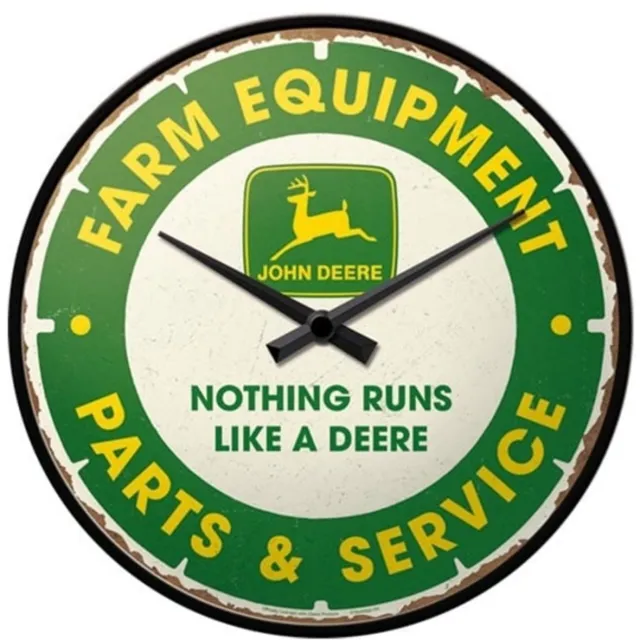 John Deere Wand Klok John Deere - Parts & Service Zie Afbeelding