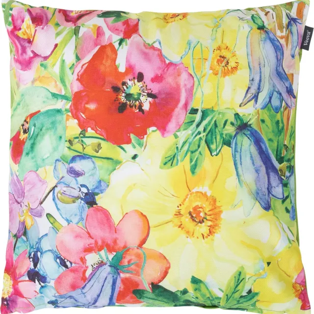 Veeva Outdoor Sierkussen met Vulling, 45cm, Volwassenen, Binnen - Buiten schilderachtig bloemig