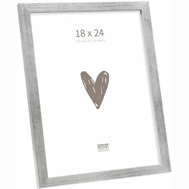 Deknudt Frames fotolijst S243D1 - antiek zilverkleur - foto 18x24 cm