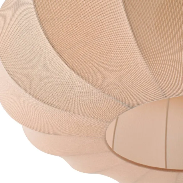 Lindby plafondlamp - 3lichts - Textiel, metaal - H: 23 cm - E27 - beige