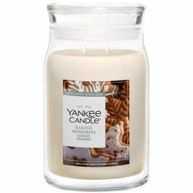Yankee Candle Baking Memories Large Jar - tot 90 branduren Beige