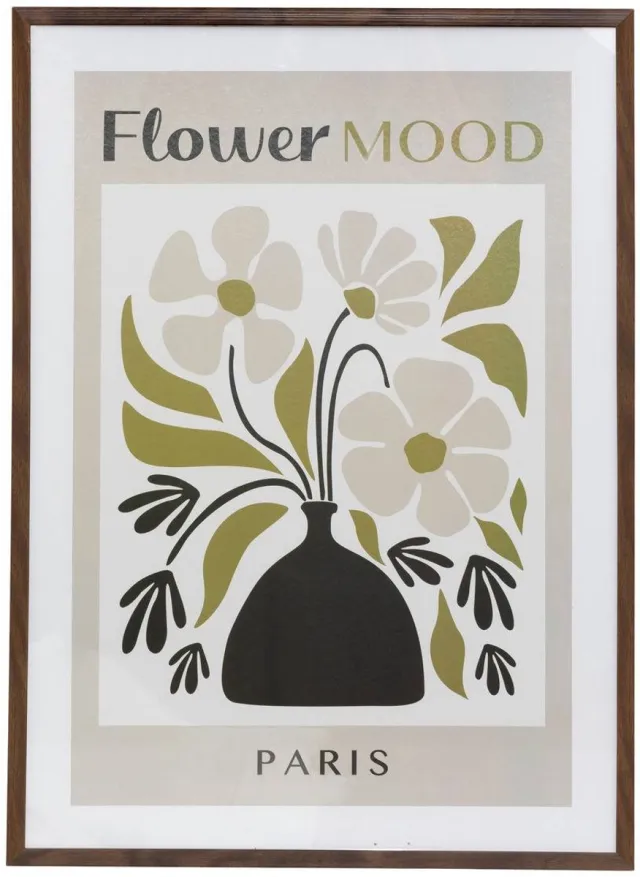 Atmosphera Créateur d'intérieur® Ingelijste poster ARABELLA Multicolore