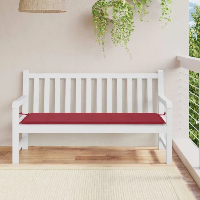 vidaXL Tuinbankkussen 150x50x3 cm oxford stof wijnrood