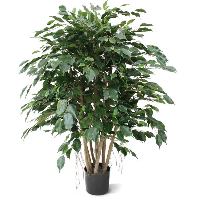 Maxifleur Ficus Exotica XL kunstplant 110cm Groen