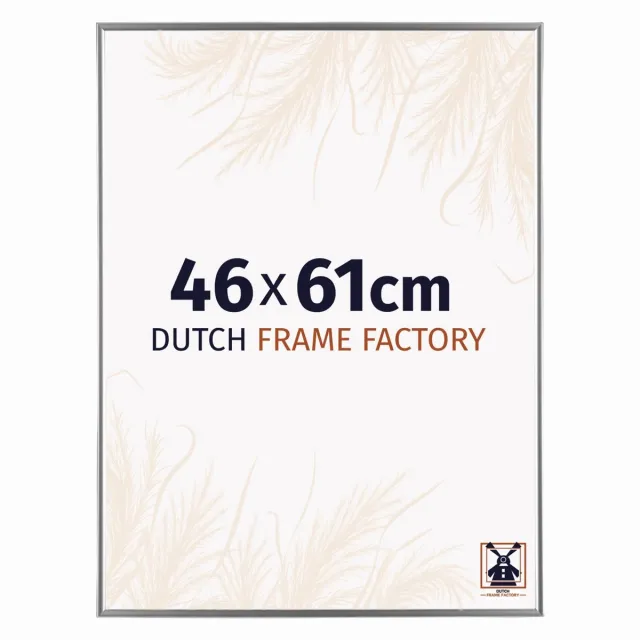 Dutch Frame Factory Fotolijst 46x61 cm - Kunststof - Zilver Hoogglans - Easy