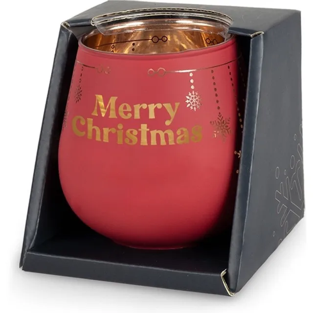 Miko Sfeerlichthouder - Merry Christmas - Glas Meerdere kleuren
