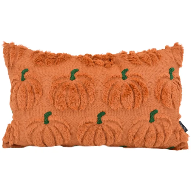NOVÉE Furry Pumpkin / Pompoen Bruin Kussenhoes | 30 x 50 cm | Polyester bruin 30x50
