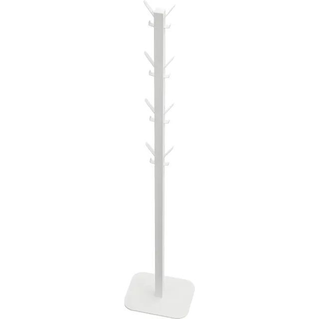 Gorillz Atomy - kapstok staand - Staande Kapstok - 16 haken - Metaal - 180 cm - Wit