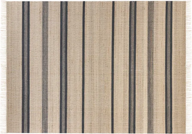 Beliani TALPUR - Vloerkleed - Beige/Grijs - 160 x 230 cm - Jute