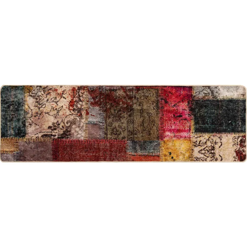 vidaXL Vloerkleedloper MARSA Meerkleurig 50 x 150 cm Polyester en PVC