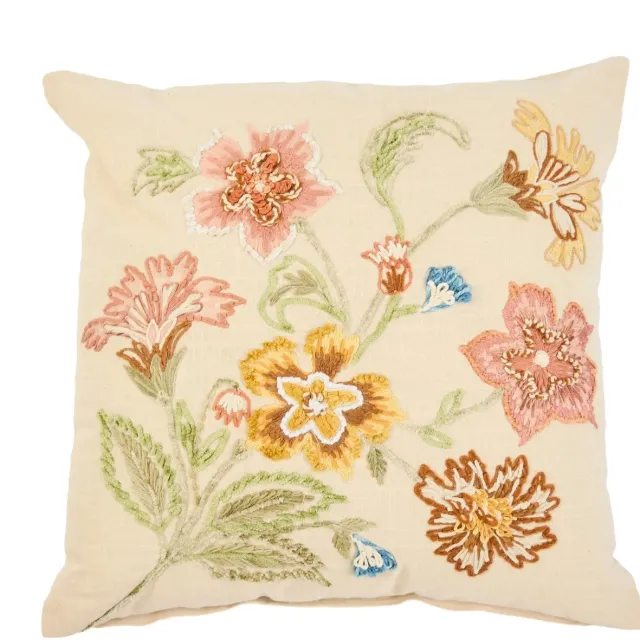 House of Nature Kussen met bloemen Landeck 45x45cm [gid://shopify/Metaobject/297300001103]